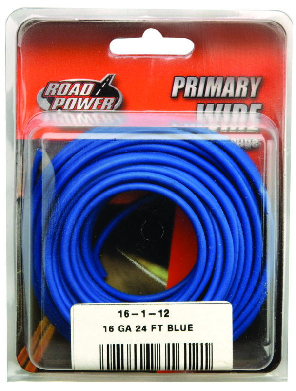 55668233/16-1-12 Electrical Wire, 16 AWG Wire, 1-Conductor, 25/60 VAC/VDC, Copper Conductor, Blue Sheath